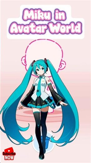 Making Hatsune Miku in Avatar World ✨🎤