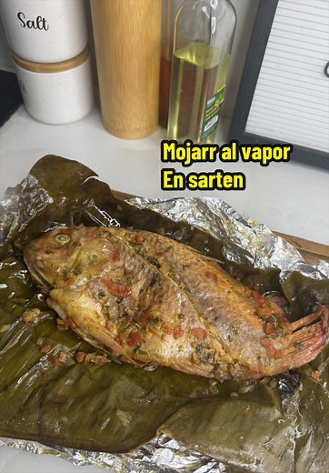 Así es preparo una deliciosa mojarra o tilapia al vapor hecha en sartén #food #recetas #pescado #comida
