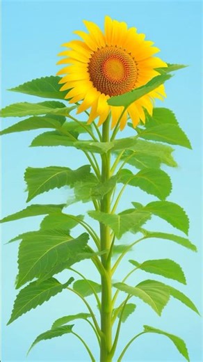 How Sunflowers Grow 🌻 | Complete Growth Process from Seed to Bloom (Animated Guide)
