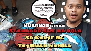169K views · 2.6K reactions | Murang Latagan Ng Standard Ball Size na Lining Brand sa Kalye Ng Tayuman st. Manila | Aj TV Vlog 2.0 | Facebook
