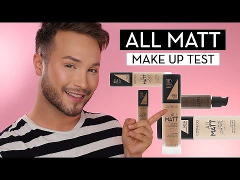 CATRICE ALL MATT Shine Control Makeup im Langzeittest 🧐 | Maxim Giacomo