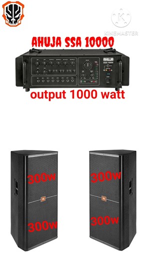 ahuja ssa 10000 / 2 jbl srx 725 top connection # trending #viral