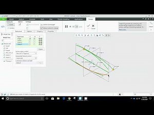 Week3b CREO 6 0 Using VARIABLE SWEEP feature