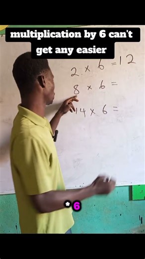 Multiplication by 6 is fun 😊 #maths #matheducation #mathematics #mathtricks #math #quickmaths