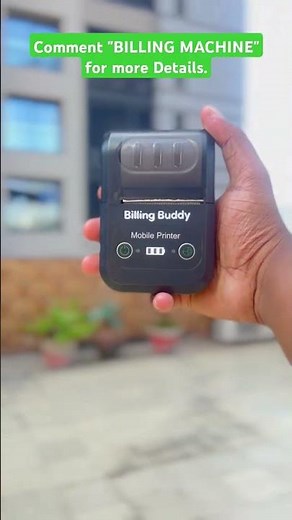 smallest billing machine of india🤯 | best billing app for small businesses in India
