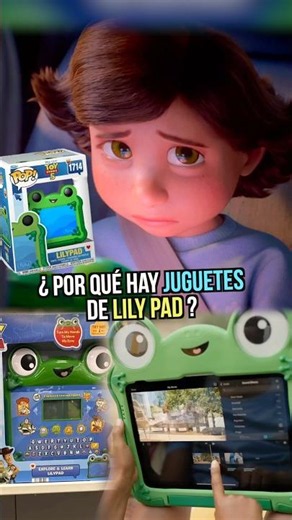 Por qué hay juguetes de Lily Pad de Toy Story 5? #Toystory #lilypad #pixar #disney