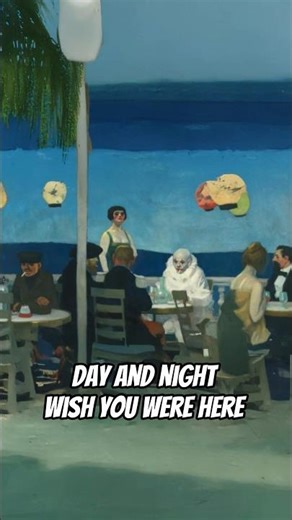 호퍼의 Day and Night - Wish you were here(reimagined) #soirbleu #nighthawks #fiftyfifty #pinkfloyd