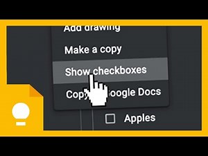 Google Keep Tutorial: Turn on Checkboxes (Lists)