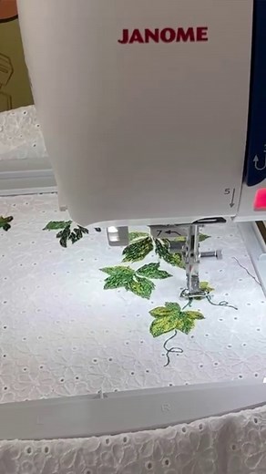 30K views · 41 reactions | Watch as #janomemaker @sewrena turns this fabric into a masterpiece! Sewrena’s embroidered ivy on the dress is an enchanting display of artistry! Watch as the Skyline S9 creates magic with every stitch! Part 1 of 1950’s Ivy Dress #janomemakes #sew #embroidery #machinembroidery #fashionsewing #vintagesewing #sewsewsew #fashionsew #sewersgonnasew #janomesewingmachine #skylines9 #janomeamerica | Janome Sewing Machines | Facebook