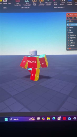 Better walk animation #roblox #3danimation #development #robloxanimation #robloxstudio