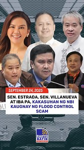 NBI, nirekomenda ang kaso laban kina Sen. Estrada, Sen. Villanueva, Rep. Co at Rep. Cajayon-Uy kaugnay ng flood control scandal. Kakasuhan din ang dating DPWH Usec. Roberto Bernardo at dating Bulacan District Engineer Henry Alcantara. #RadyoNatinNews #NewsPH #NBI #FloodControlProjects #HenryAlcantara #JinggoyEstrada #ZaldyCo #JoelVillanueva | Radyo Natin Nationwide