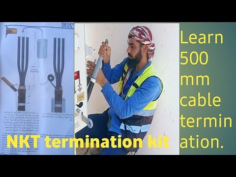 NKT medium voltage cable terminatian |step by step #electricalskills.