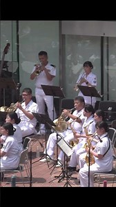 「行進曲軍艦」石田敬和の指揮を楽しむ 4 指揮：1等海尉 石田敬和 海上自衛隊東京音楽隊 木曜コンサート 新宿三井ビル #shorts