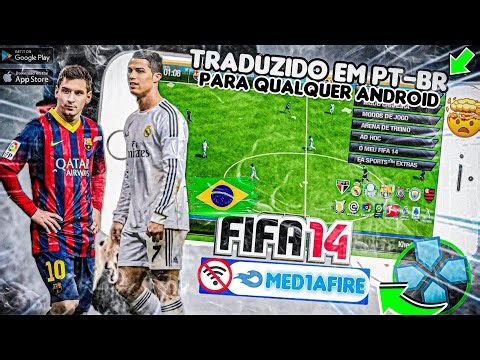 FIFA 14 PPSSPP DOWNLOAD MEDIAFIRE EM PORTUGUÊS LINK DIRETO 🤯 fifa 14 psp pt-br ISO | Review Android