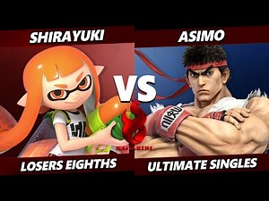 Kagaribi 14 TOP 8 - Shirayuki (Inkling) Vs. Asimo (Ryu) Smash Ultimate - SSBU