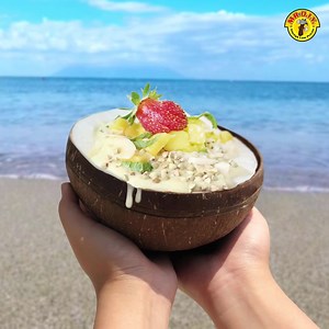 This coconut bowl is made entirely from 100% natural coconut shells. They are biodegradable, which means less waste. It also looks great as a dining table presentation piece! Besides, it literally makes your food instaworthy and look amazing in pictures 📸😝 3200027 - RM12.50 #mrdiy #alwayslowprices #coconutbowl #instaworthy #naturalcoconutbowl | MR DIY