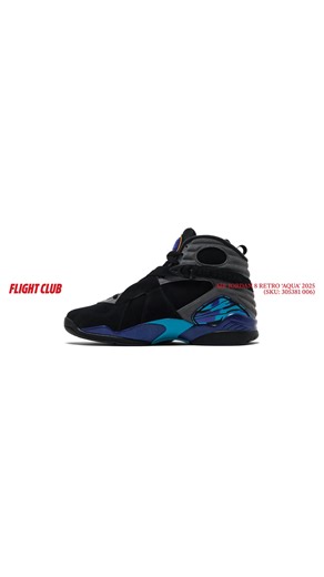 1.1K views | Hit refresh. Secure the fan-favorite Air Jordan 8 'Aqua' now at Flight Club. | Flight Club | Facebook