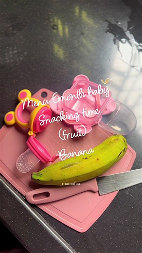 Healthy Baby Snacking Ideas for 6 Months
