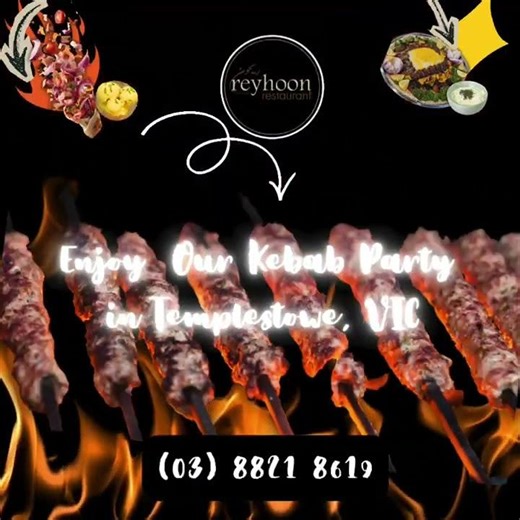 Kebab Party Time in Templestowe, VIC! #melbournefood #restaurant #localrestaurant #viralvideos