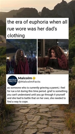 the era of euphoria when all rue wore was her dad’s clothing