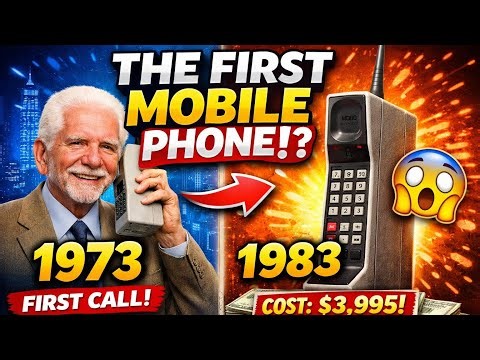 The First Mobile Phone in History 📱 | Who Invented It & Why It Cost $3995?