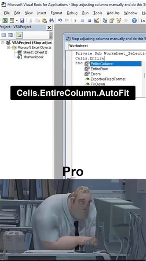 Auto Adjust Column in Excel 🔥 | 1-Click Shortcut!