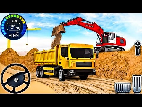Railroad Builder Simulator 3D - Highway Excavator Construction JCB - Android GamePlay