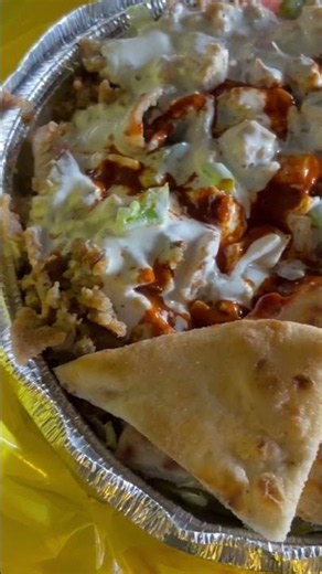 Original Halal Guys NYC Hit Different 🇺🇸🔥 | Authentic New York Street Food