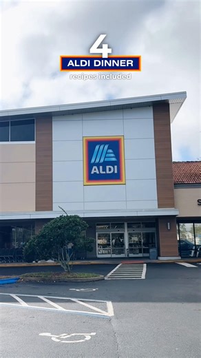 4 Dinner Ideas all from Aldi, recipes at the end of the video! #aldi #aldidinner #aldihaul #WavytalkMainCharacterHair