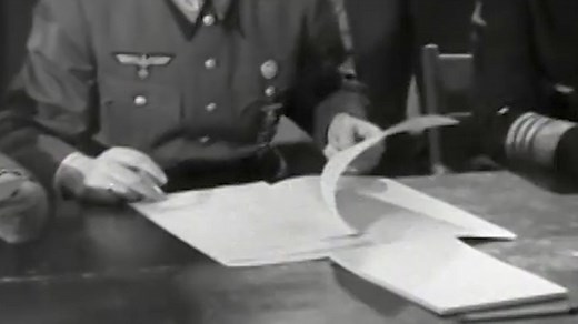 569K views · 21K reactions | On this day in 1945, German General Alfred Jodl signed an unconditional surrender to the Western Allies in a red brick schoolhouse in Reims, France. This act of unconditional military surrender was followed by a formal signing in Berlin two days later that included Soviet military leadership. The definitive Act of Military Surrender required German service members to disarm themselves, disband, and enter captivity. | AFN Wiesbaden | Facebook