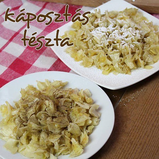 90K views · 1.1K reactions | Káposztás tészta! Ismét egy gyors,...