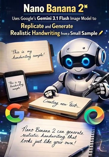 AI Can Now Replicate Your Handwriting Using Gemini 3.1