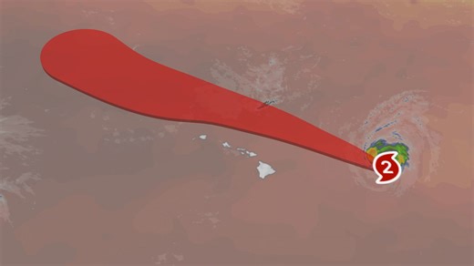 Kiko To Pass North Of Hawaii, But Impacts Begin Today