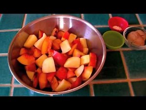 Fall Recipe Series: Nectarine and Apple Crisp