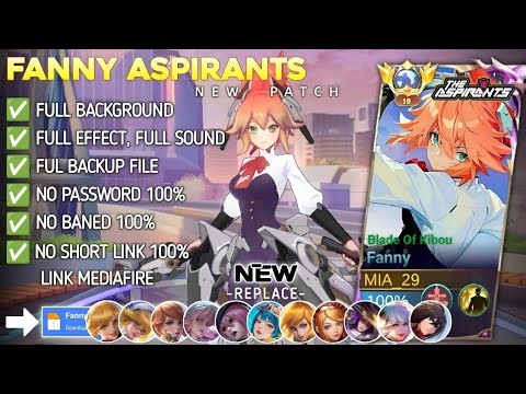 Script Skin Fanny Aspirant - Blade of Kibou No Password | Full Effect & Voice | New Update
