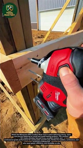 Milwaukee M12 Cordless Rivet Gun in Action | Powerful 12V Riveter for Fast Wood & Metal Fastening
