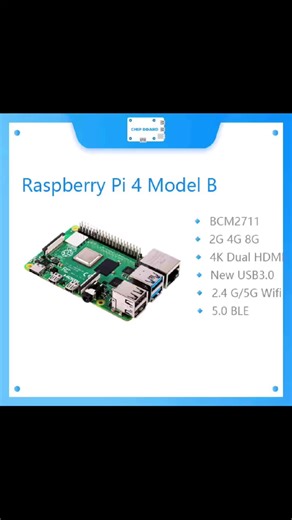 Raspberry Pi 4 Model B Dev Board Kit RAM 2G 4G 8G 4 Core CPU 1.5 GHz.#raspberry