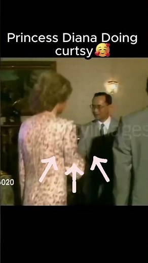 princess diana doing curtsy #britishroyalfamily