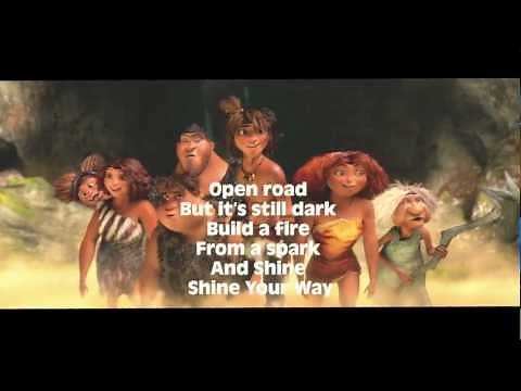 The Croods - Owl City and Yuna "Shine Your Way" Lyric Video