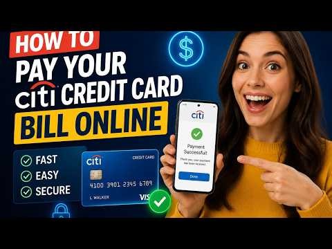 How to pay your Citi credit card bill online