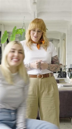 Ride or Dye: A Bob & A Bang | Goldwell's Hair Coloring Show | #shorts | Goldwell Education Plus