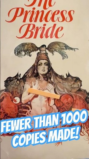 Ted CoConis illustrated this rare cover for William Goldman’s the Princess Bride! #booktube