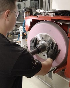 1M views · 5.7K reactions | 16-Sided Polygon Grinding with a Tyrolit Wheel | Titans of CNC Machining | Facebook