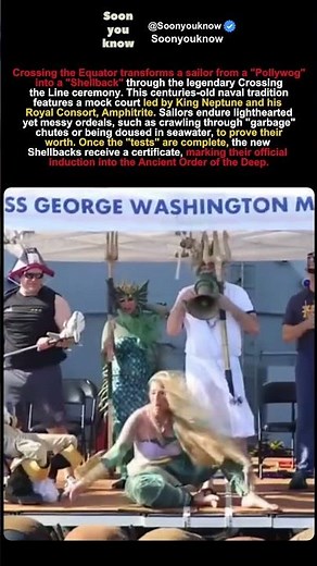 The "Gross" Naval Tradition: From Pollywog to Shellback!