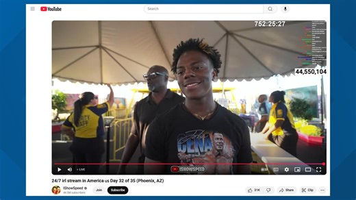 Digital creator IShowSpeed stops in Arizona, greeted by large crowds at each Valley stop