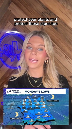 Bundle up for the start of your week, with temperatures only reaching the high 30s