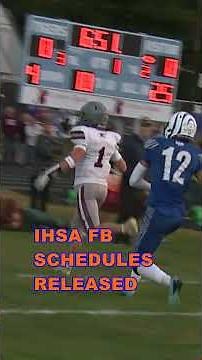 Illinois High School Association football schedules released