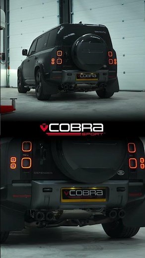 Exhaust Upgrade - Land Rover Defender 110 V8 Cobra Sport Exhaust Sound - Valved Race GPF/PPF Back