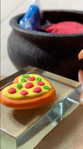 “Making a tiny pizza🍕 | Cute DIY Clay Food Art”
