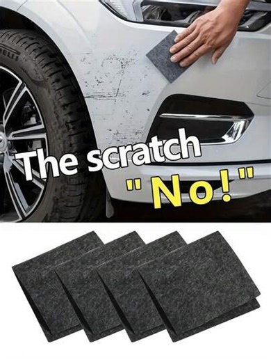 10/5pcs Nano Fiber Scratch Repair Cloth Set - Car Paint Scratch Remover And Water Stain Polish, Suitable For Clear Coat, Easily Restore Gloss And Remove Minor Scratches (Recommended To Use With Repair Paste) | SHEIN